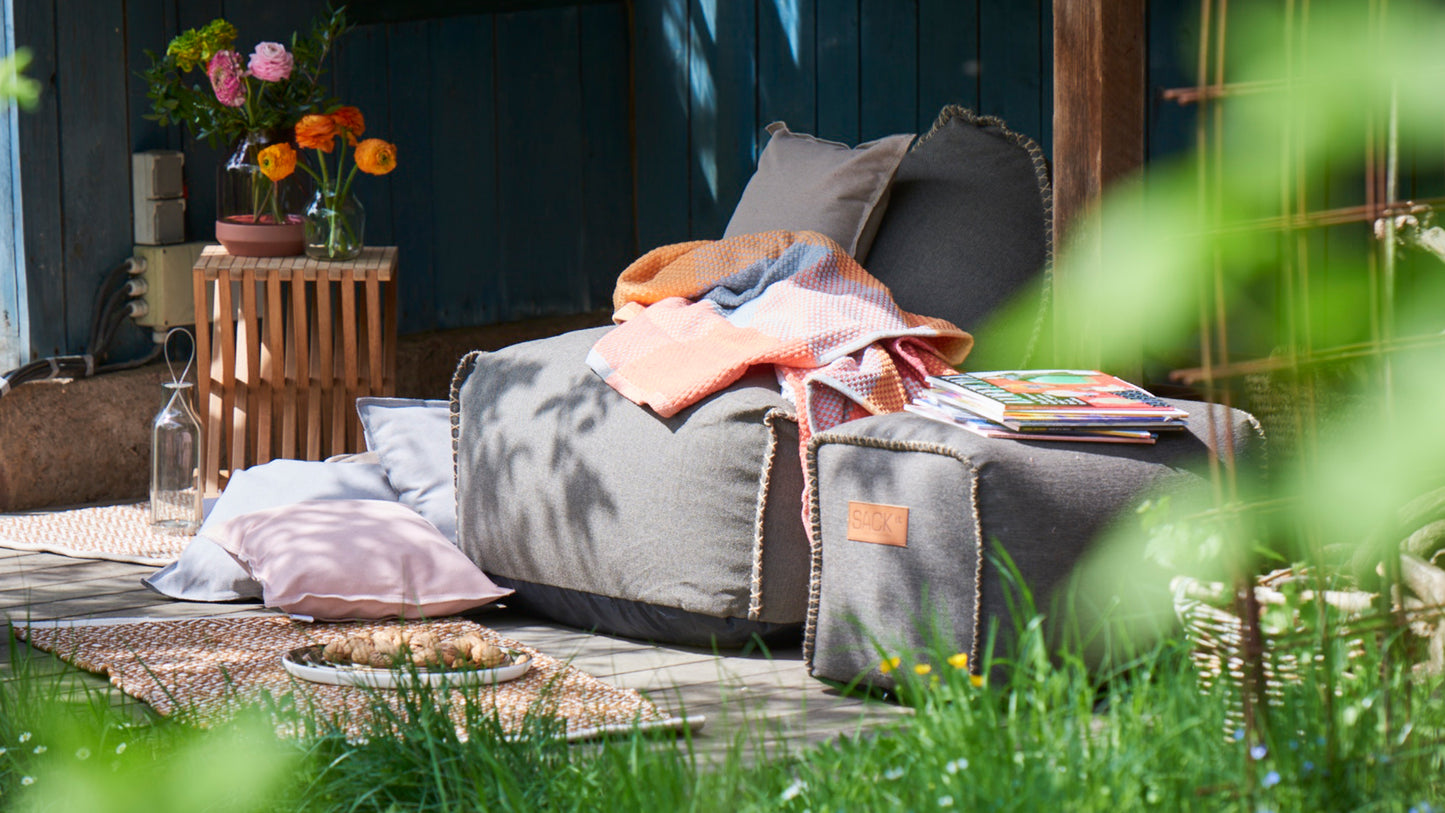 Cobana Square Pouf - Indoor/Outdoor Hocker