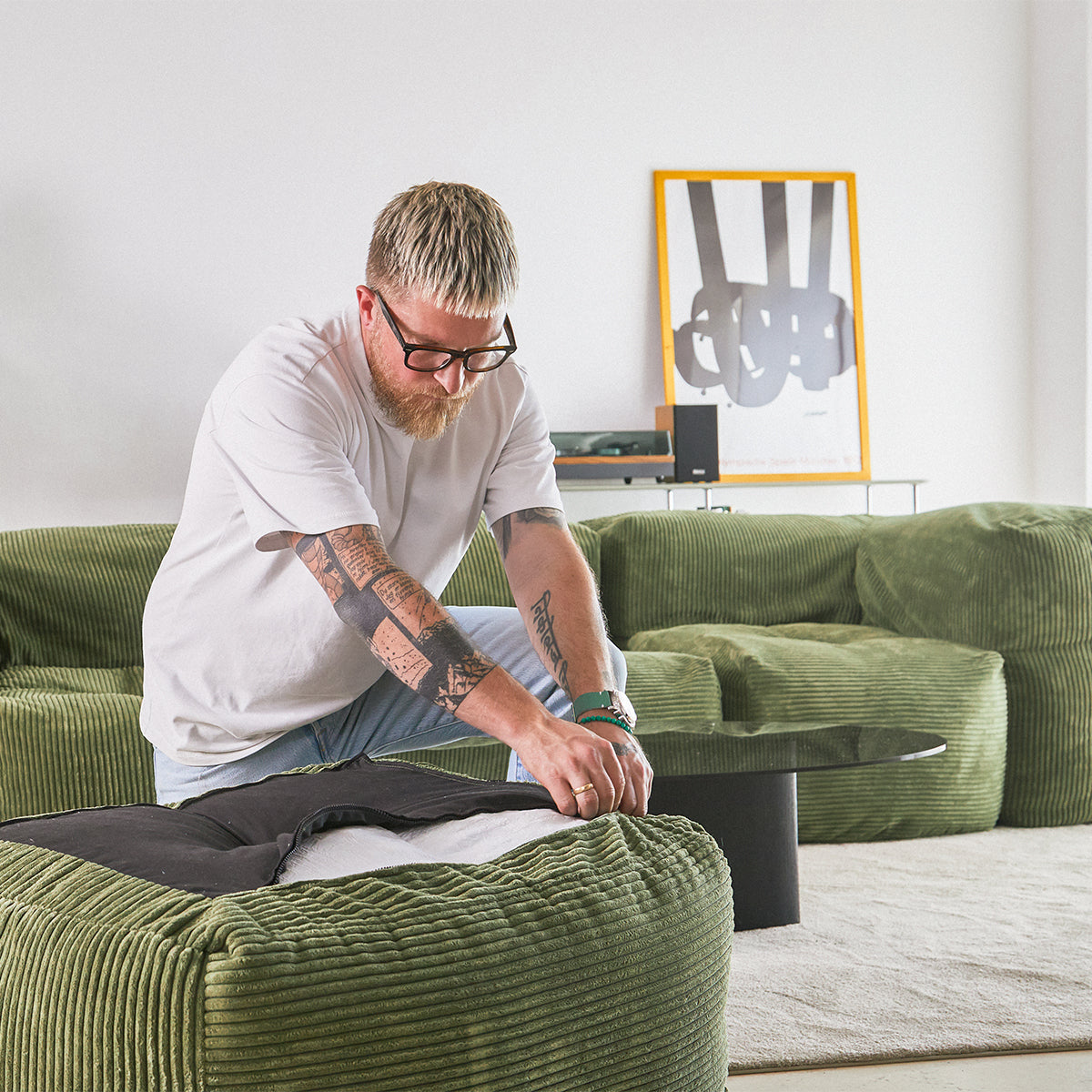 Soft Sofa Indoor - Corner - Ein modulares Sofa mit weichem Komfort