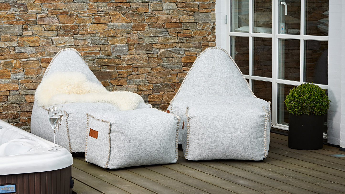 Cobana Square Pouf - Indoor/Outdoor Hocker