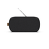 Tragbarer SACKit Go 300 Care Bluetooth - Lautsprecher und FM/DAB+ Radio mit Stoffbespannung und PU - Lederlogo | Go 300 Care - | SACKit