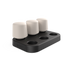 Weiße Ambience Multiple Charging Station aus ABS - Kunststoff mit Platz für sechs Lampen, kompakt und rechteckig. | Ambience - Multiple Charging Station - | SACKit