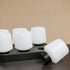 Schwarze Ambience Multiple Charging Station aus ABS-Kunststoff zum gleichzeitigen Laden von sechs Lampen.
