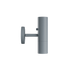 Graue Expo Wall Wandleuchte aus Aluminium mit warmem Licht und schlichtem, funktionalem Design.