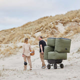 Soft Sofa Outdoor 2 - Sitzer in Kirra Olive, wetterfestes, formstabiles Outdoor - Sofa ohne Gestell. | Soft Sofa Outdoor - 2 Seater - Kirra Sand | SACKit