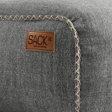 Cobana Junior Lounge Chair Kinder Sitzsack in hellgrau, wasserabweisend und formstabil
