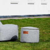 Cobana Junior Pouf in Sand Melange, runder Kinderpouf aus wasserabweisendem Material. | Cobana Junior Pouf - Cobana Rose | SACKit