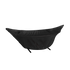 Schwarze wasserabweisende und dehnbare Schutzhülle für SACKit Cobana Hammock Hängematte mit Alugestell