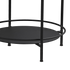 Runder Patio Serving Table aus rostfreiem Stahl mit matter Oberfläche, ideal für den Außenbereich. | Patio Serving Table - Ø55 - | SACKit