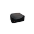 Schwarze, wasserabweisende Schutzhülle aus dehnbarem Material für ein Cobana Lounge Sofa Modul.