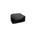 Schwarze, wasserabweisende Schutzhülle aus dehnbarem Material für ein Cobana Lounge Sofa Modul.