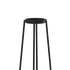 Schwarzer pulverbeschichteter Edelstahlständer für Outdoor - Zubehör, 30x30x65 cm, schlichtes Design | Patio Accessory Stand - Ø14 - | SACKit