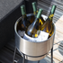 Runder Wine Bucket aus rostfreiem Stahl mit 9 Liter Fassungsvermögen, Ø22 cm, ohne Kondenswasser. | Wine Bucket - Ø22 - | SACKit