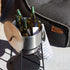 Zubehörset aus mattem Edelstahl für Wine Bucket mit Deckel, Abtropf - Rost, Eiswürfellöffel und Handtuchhaken | Wine Bucket - Ø22 Accessories - | SACKit