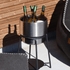 Runder Wine Bucket aus rostfreiem Stahl mit Zubehör, 27 cm Durchmesser, 23 cm Höhe. | Wine Bucket - Ø22 w/ Accessories - | SACKit