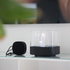 Schwarze SACKit Bio Lamp aus Edelstahl mit hitzebeständigem Glas, geeignet für drinnen und draußen. | Bio Lamp - Ø14 - | SACKit
