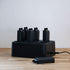 Weiße Battery Charging Station aus ABS - Plastik mit sechs Ladepunkten und Kabel mit EU - Stecker | Light - Battery Charging Station - | SACKit
