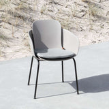Patio Chair no. One Sitzkissen in Cobana Sand Melange aus Olefinfaser für draußen. | Patio Chair no. One - Cushion - Cobana Sand Melange | SACKit