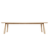 Edge Dining Table aus europäischer Eiche mit facettierter Tischplatte, 300x100 cm, matt lackiert | Edge Dining Table - 300x100 cm - | SACKit