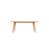 Edge Dining Table aus FSC - zertifizierter Eiche mit facettierter Tischplatte in natürlicher Holzfarbe, 180x90 cm. | Edge Dining Table - 180x90 cm - | SACKit