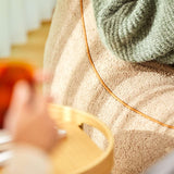 SACKit Chair Indoor Sessel in Teddy Brown mit weicher, runder Form und Kaltschaumfüllung