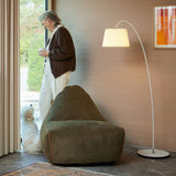 SACKit Chair Indoor Sessel in Cosmo Olive mit runder, weicher Form und Kaltschaumfüllung.