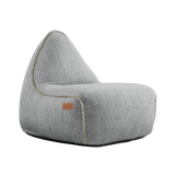 Cobana Lounge Chair in Sand Melange mit Leinenstichen, bequemer Sitzsack mit Rückenlehne. | Cobana Lounge Chair - Cobana Sand Melange | SACKit