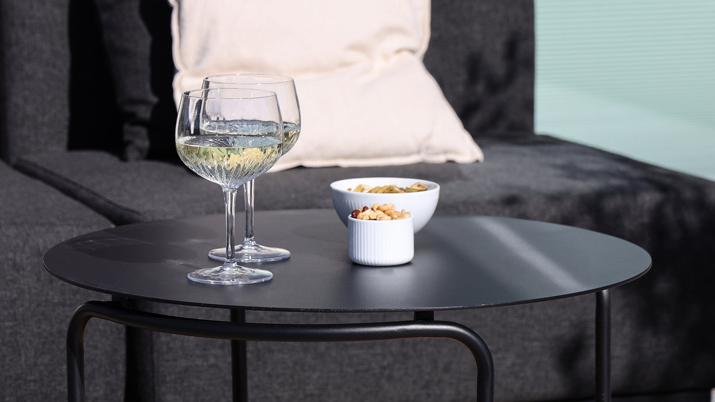 Patio Sofa Table - Ø70 - Ein Couchtisch aus Aluminium für den Outdoorbereich