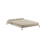 Sandfarbene wasserabweisende Abdeckung für Kirra Double Sunbed aus Polyester, passend für den Wintergebrauch | Kirra Double Sunbed Winter Cover - Sand - | SACKit