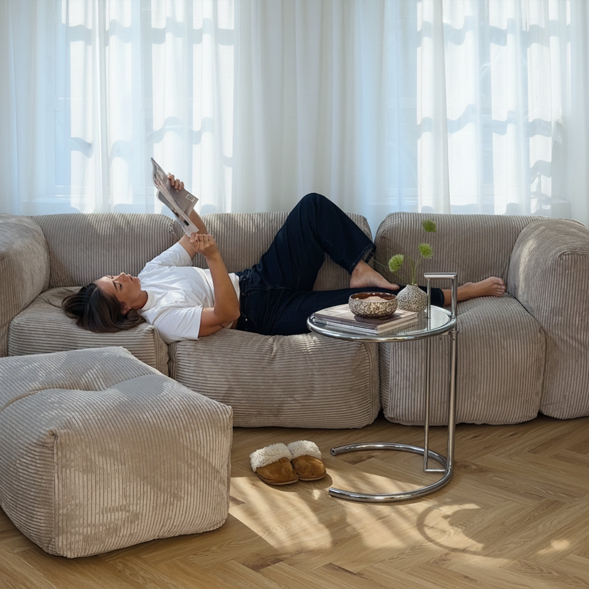 Soft Sofa Indoor – Modulares Sofa mit weichem Komfort | SACKit