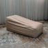 Wasserabweisende sandfarbene Schutzhülle von sackit für ein Soft Sofa Outdoor schützt das gepolsterte Loungesofa vor Wind und Wetter