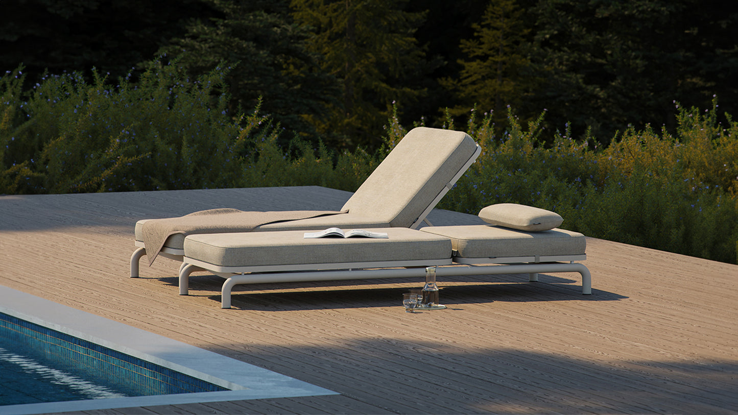 Kirra Sunbed - Wasserfeste Sonnenbank aus langlebigen Materialien