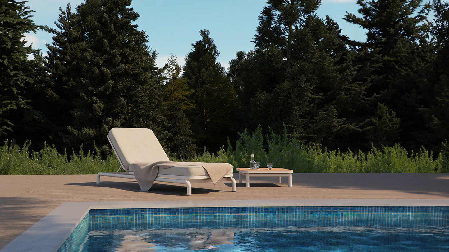 Kirra Sunbed - Wasserfeste Sonnenbank aus langlebigen Materialien