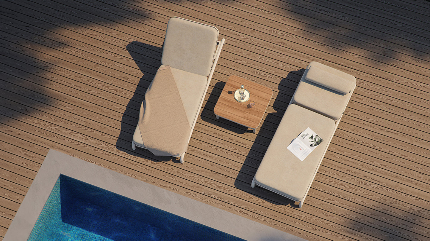 Kirra Sunbed - Wasserfeste Sonnenbank aus langlebigen Materialien