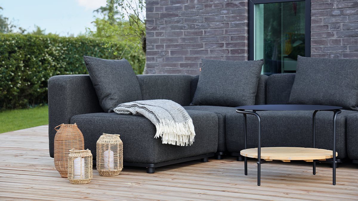 Patio Sofa Table - Ø70 - Ein Couchtisch aus Aluminium für den Outdoorbereich