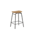 Niedriger Frame Bar Stool mit pulverbeschichtetem Stahlgestell und Lederbezug in Terra Safari ohne Rückenlehne | Frame Bar Stool - Leather - 73 cm Terra Safari | SACKit