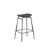 Hoher Frame Bar Stool Barhocker in Terra Black mit Lederbezug und pulverbeschichtetem Stahlgestell | Frame Bar Stool - Leather - 73 cm Terra Black | SACKit