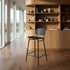 Frame Bar Stool - Wood w/backrest | Frame Bar Stool - Wood w/backrest - 73 cm Black Stained Oak | SACKit