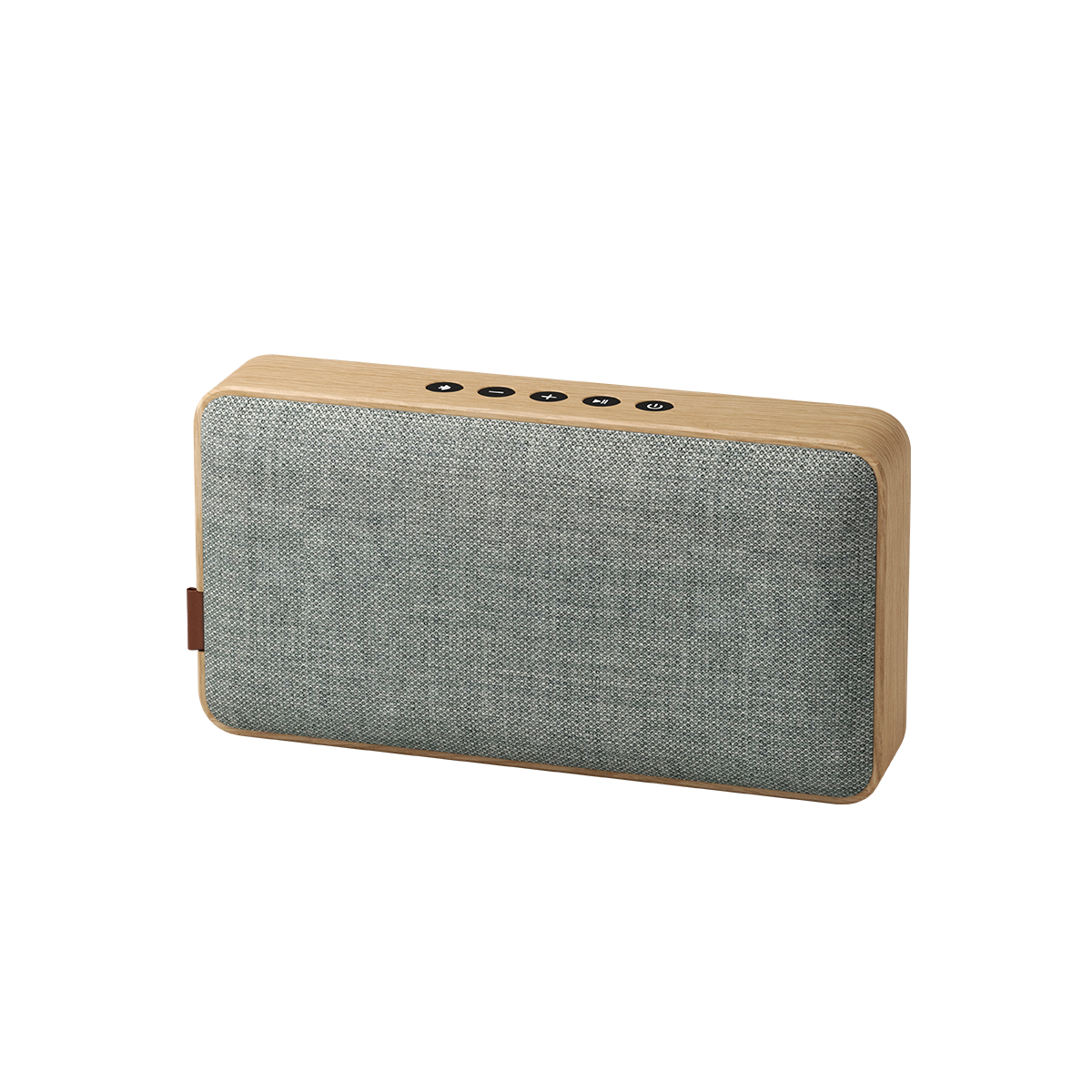 Bluetooth - Lautsprecher Move Wood mit Rahmen aus massivem Eichenholz in Natural Oak und Stoffbespannung von KVADRAT | Move Wood - Natural Oak | SACKit