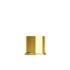 London Base Sockel in Messing, 54 mm hoch, pulverbeschichteter recycelter rostfreier Stahl, ohne Lampe | Ambience - London base - Brass 5 | SACKit