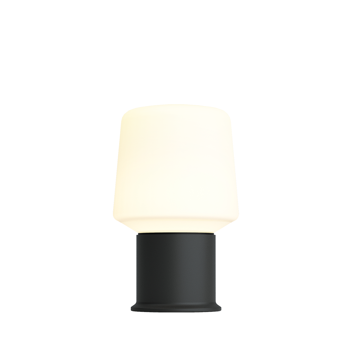 Schwarze Ambience Lamp Intelligent+ mit London base aus pulverbeschichtetem Stahl, Größe 5, Outdoor - Leuchte | Ambience - Lamp Intelligent+ & London base - Black 5 | SACKit
