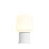 Weiße Ambience Lamp Intelligent+ mit London Base in kleiner Größe auf weißem Hintergrund. | Ambience - Lamp Intelligent+ & London base - White 5 | SACKit
