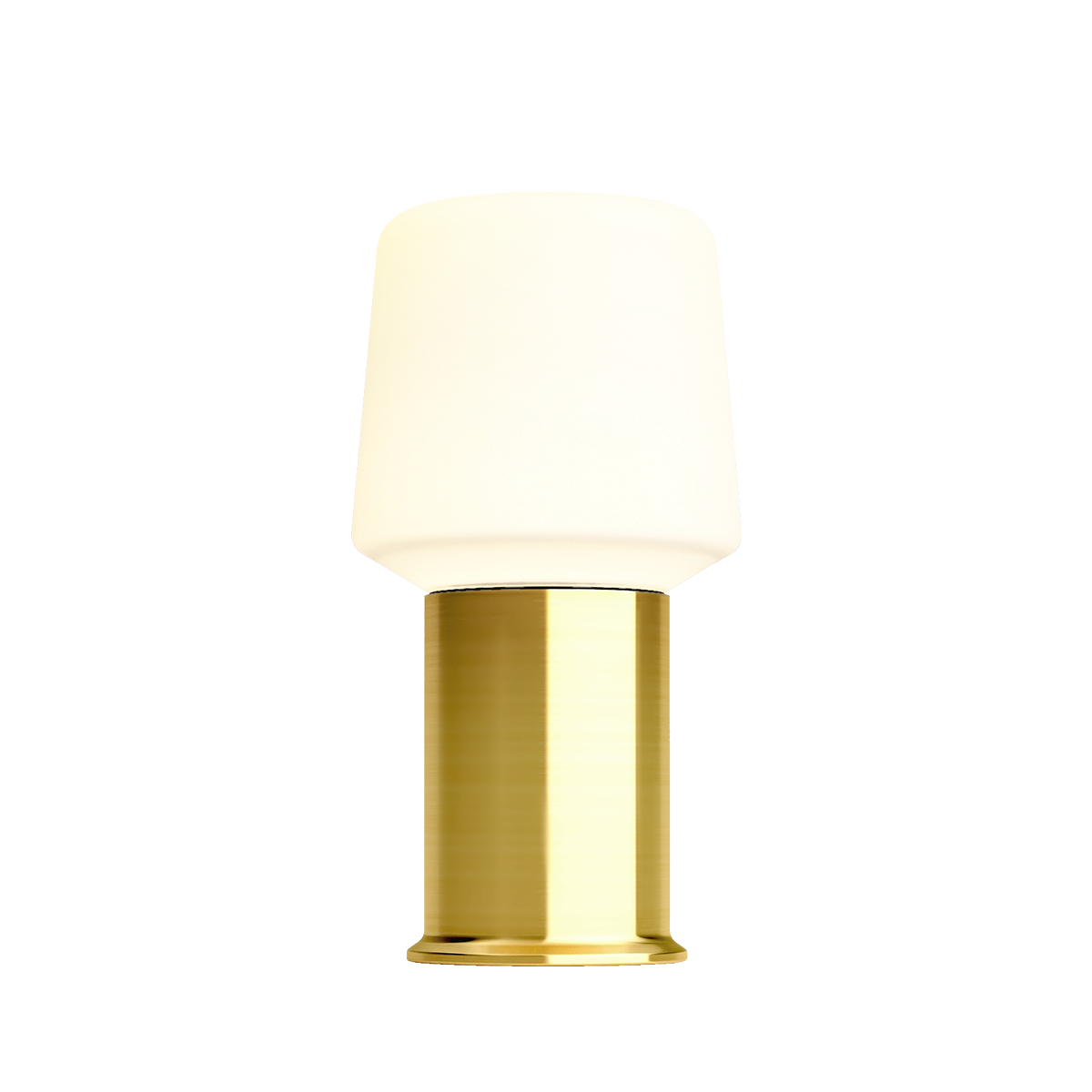 Ambience Lamp Intelligent+ in Messing mit London Base aus gebürstetem Stahl, Größe 8, Outdoor - Leuchte | Ambience - Lamp Intelligent+ & London base - Brass 8 | SACKit