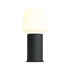 Schwarze Ambience Lamp Intelligent+ mit London Base aus pulverbeschichtetem Stahl, Größe 10, auf weißem Hintergrund. | Ambience - Lamp Intelligent+ & London base - Black 10 | SACKit