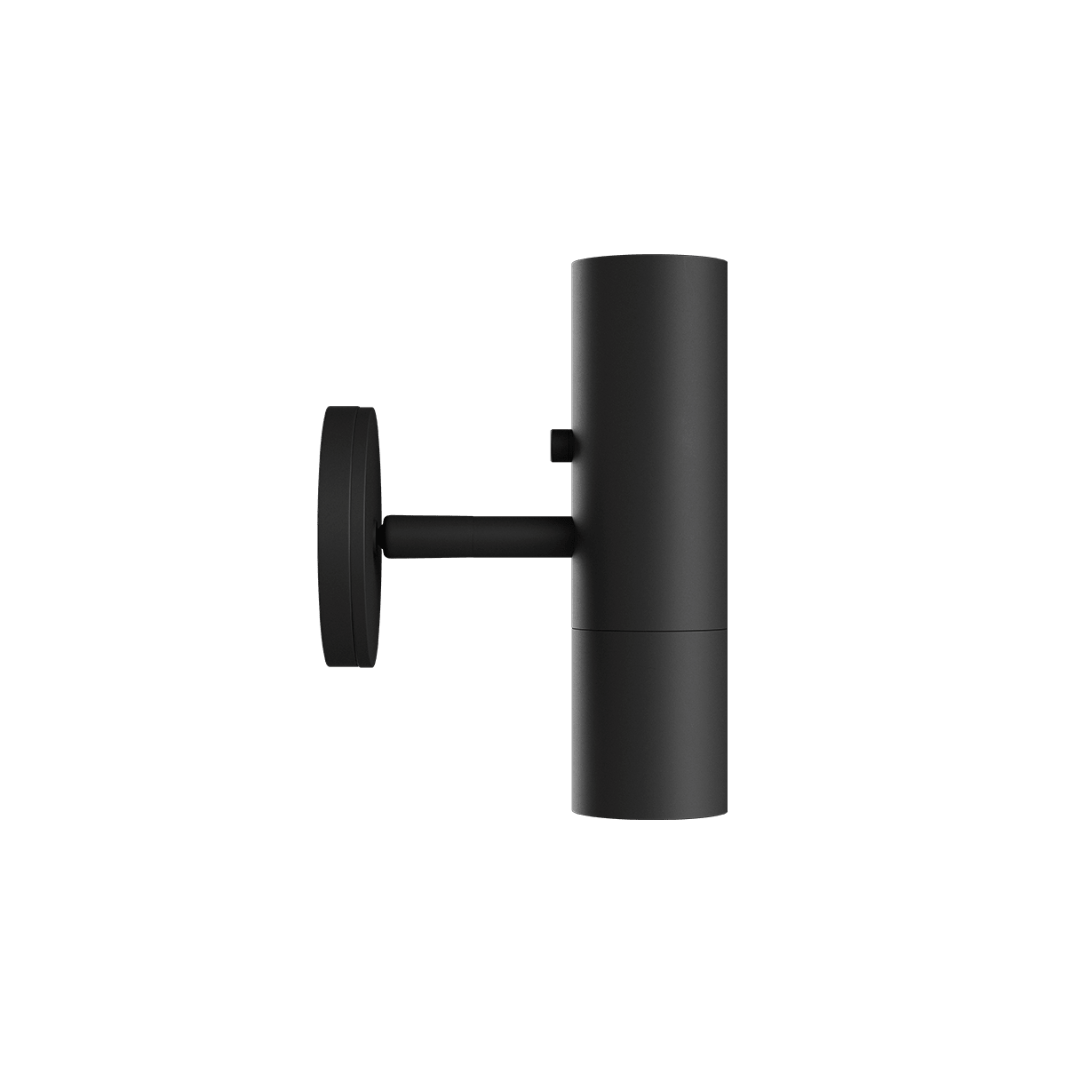 Schwarze Expo Wall Wandleuchte aus Aluminium mit warmem Licht und schlichtem Design | Expo Wall - Black | SACKit
