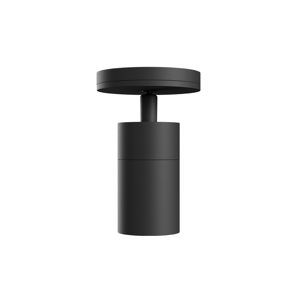 Schwarze Expo Ceiling Deckenleuchte aus Aluminium mit schlichtem, modernem Design. | Expo Ceiling - Black | SACKit