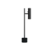 Schwarze Expo Table Tischleuchte aus Aluminium mit Marmorfuß und warmem Licht. | Expo Table - Black | SACKit