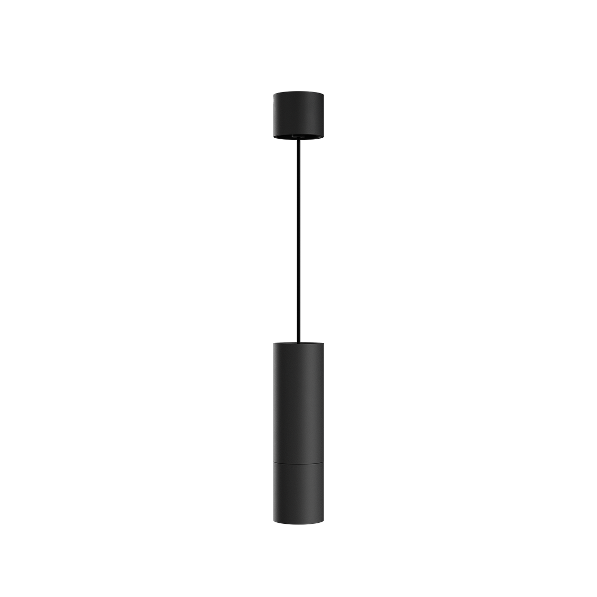 Schwarze Expo Pendant Pendelleuchte aus Aluminium mit schlankem Design und langem Kabel | Expo Pendant - Black | SACKit