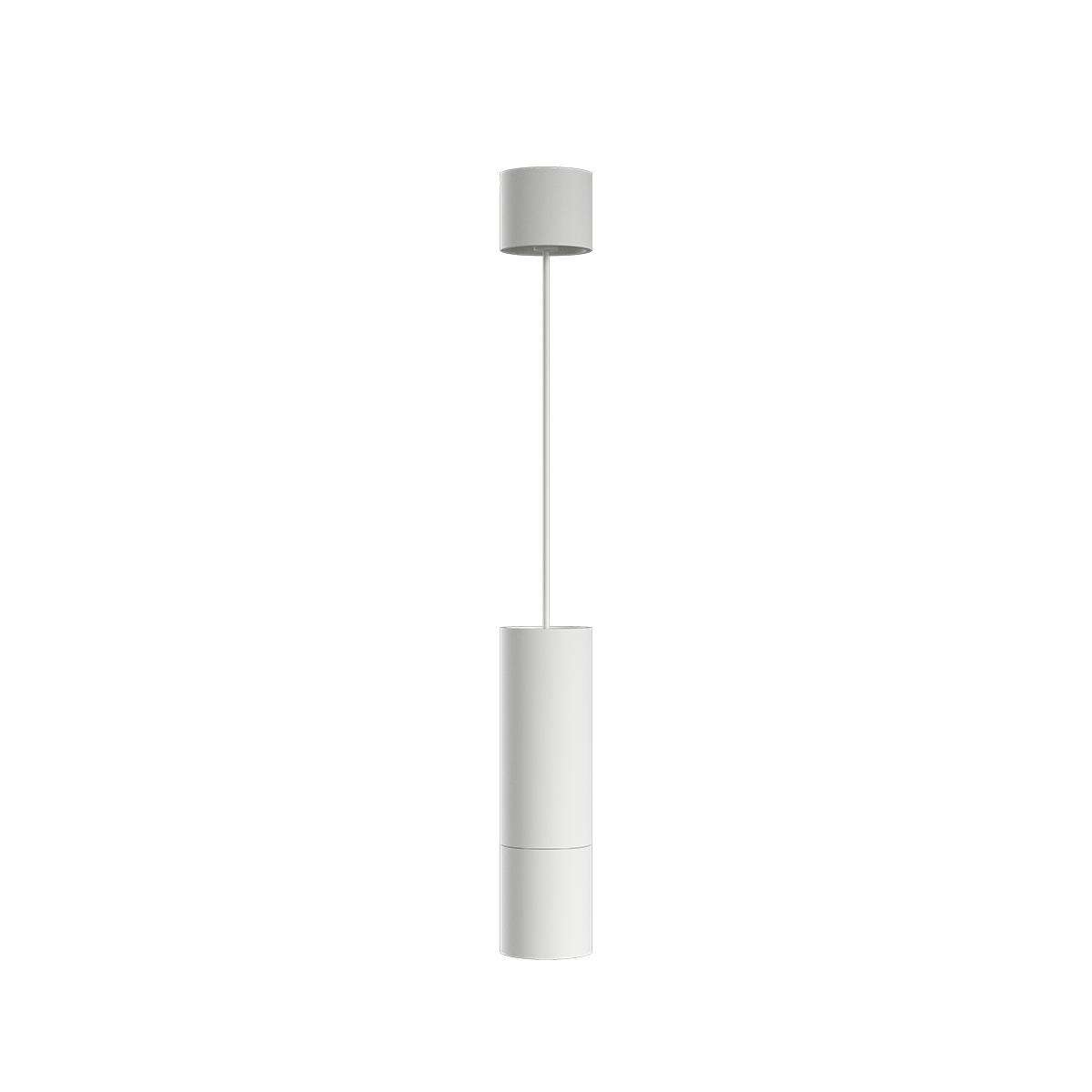 Weiße Expo Pendant Pendelleuchte aus Aluminium mit schlankem Design und langem Kabel | Expo Pendant - White | SACKit