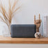 Move 150 Bluetooth - Lautsprecher in Stahlfarbe mit Fiord Stoff und Lederdetails, kompakt und tragbar. | Move 150 - Steel | SACKit