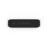 Schwarzer Move 150 Bluetooth Lautsprecher mit Fiord Stoff und Lederdetails, kompakt und tragbar. | Move 150 - Black | SACKit